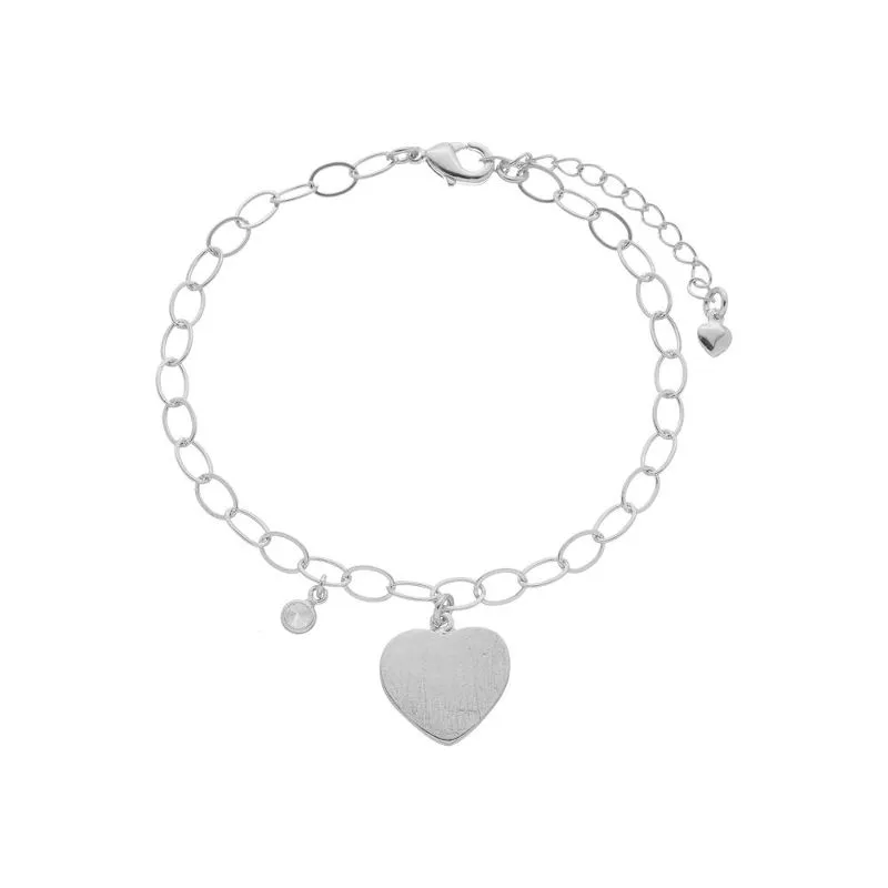 PULSEIRA CORAÇÃO VALENTINA BANHADO A RODIO