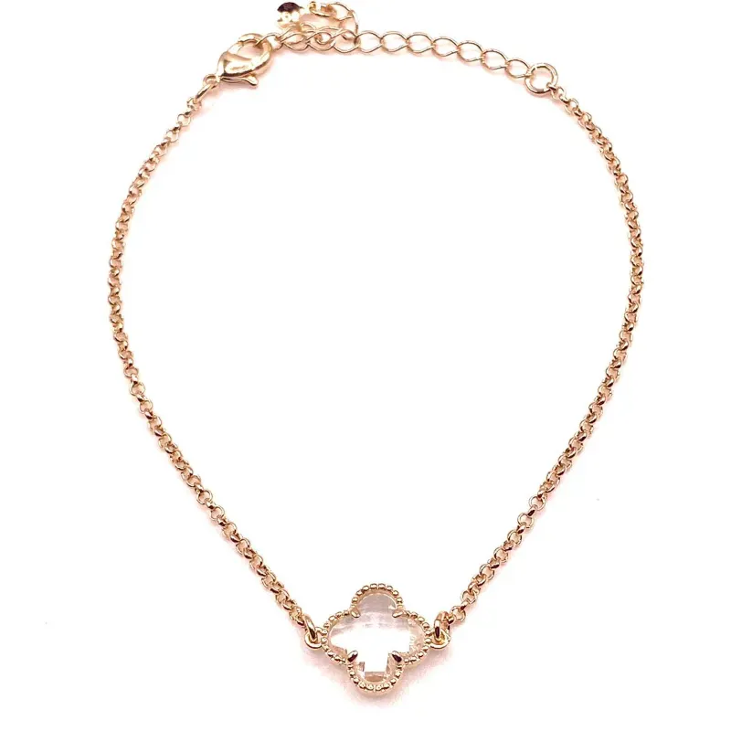 PULSEIRA TREVO CRISTAL  - VIRGINIA