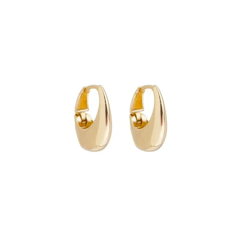 BRINCO ARGOLA GOTA BANHADO A OURO