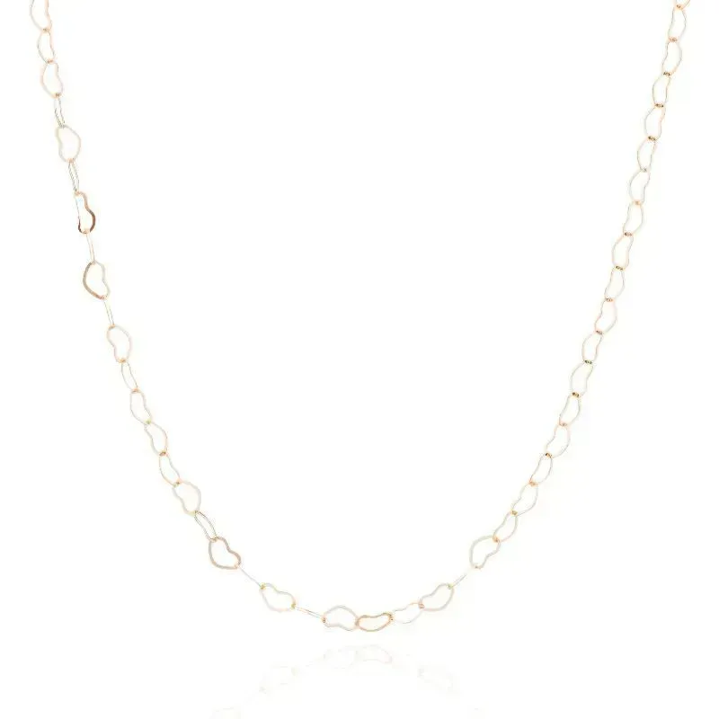 COLAR CHOKER ELOS DE CORAÇÃO - OURO