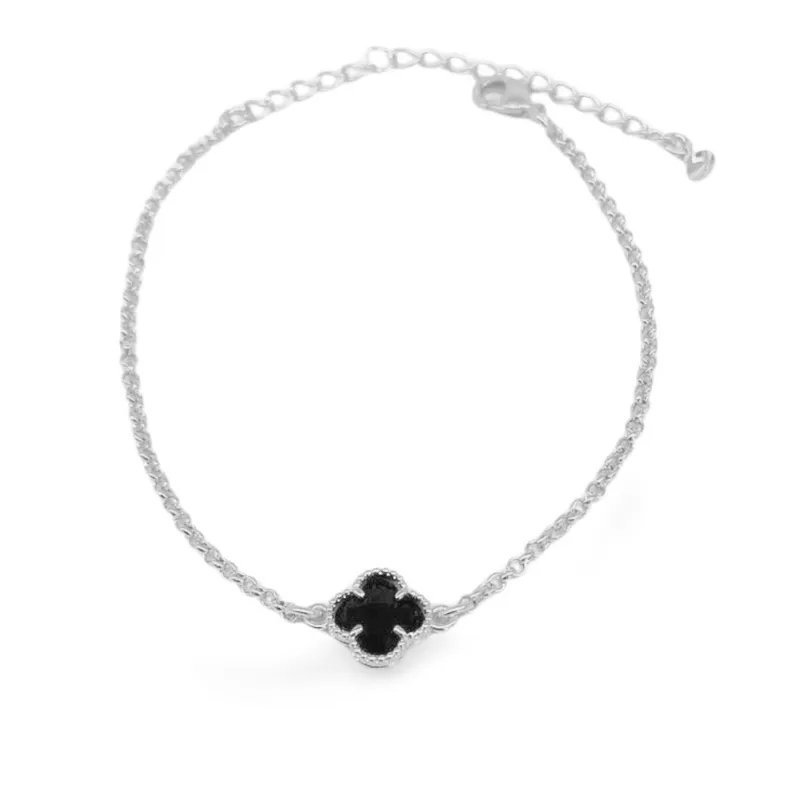 PULSEIRA TREVO PRETO DELICADO  - VIRGINIA