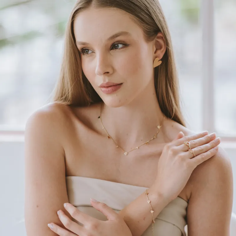 COLAR CHOKER CORAÇÃO  - SARA