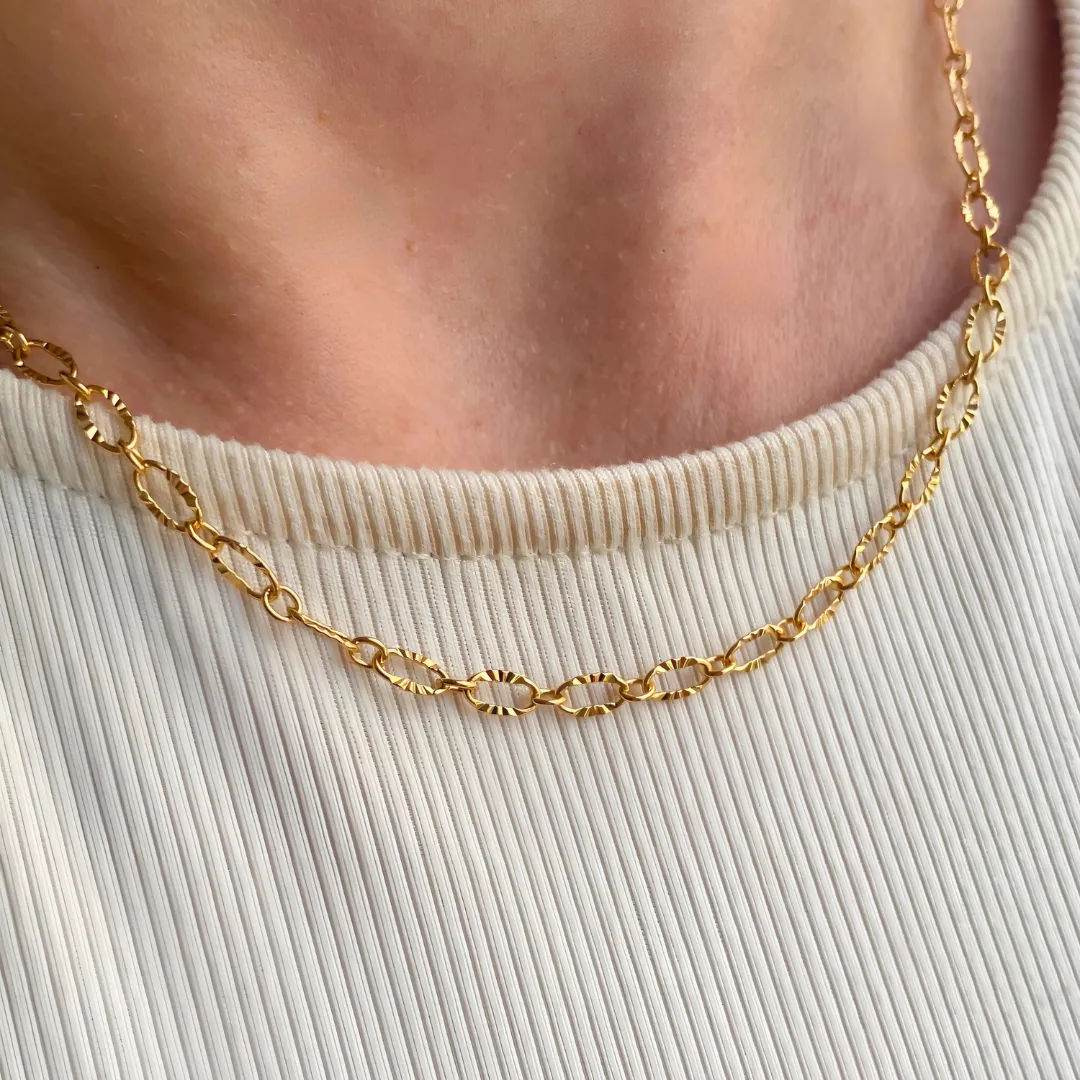 COLAR CHOKER CRAQUELADO