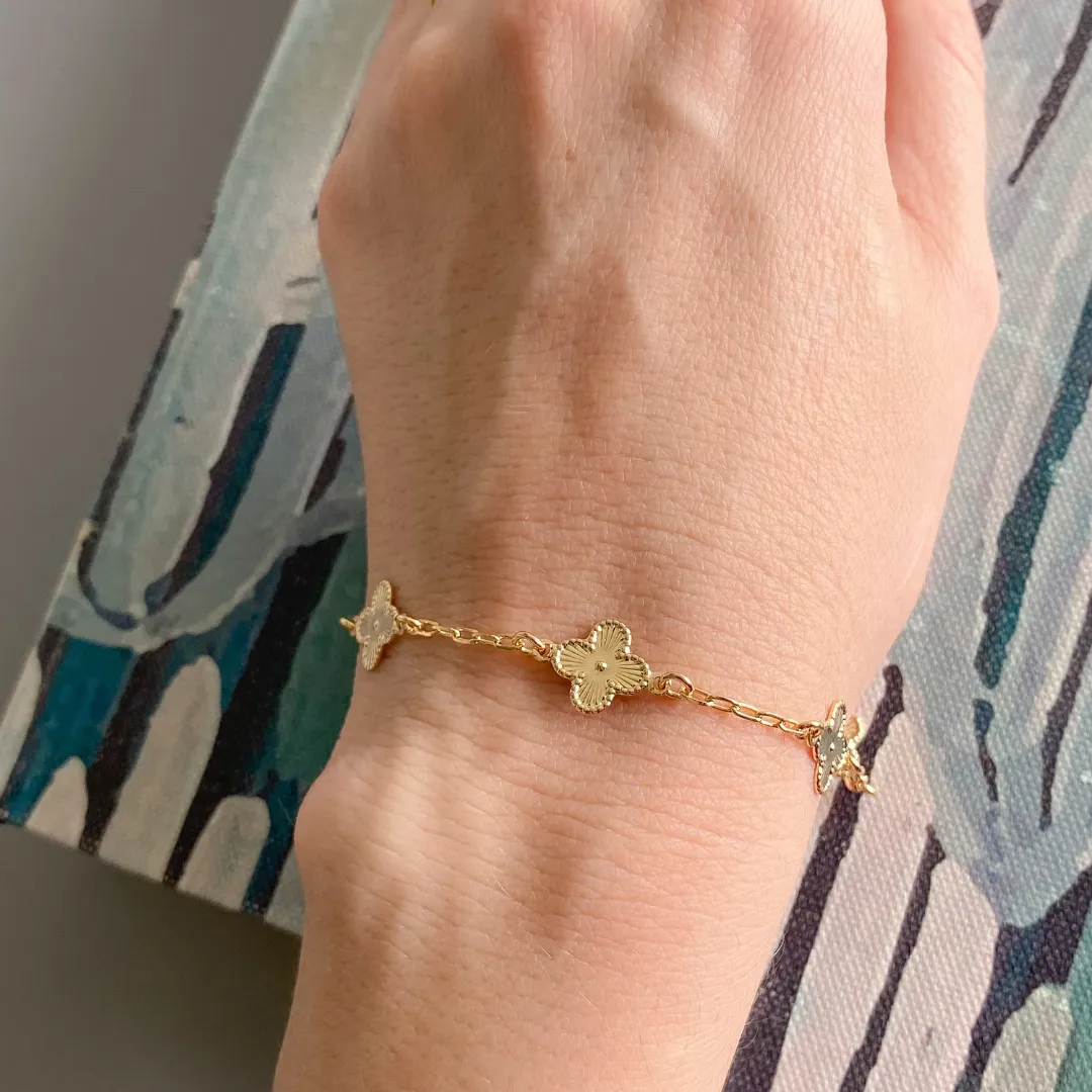 PULSEIRA TREVOS LISO  - PARIS
