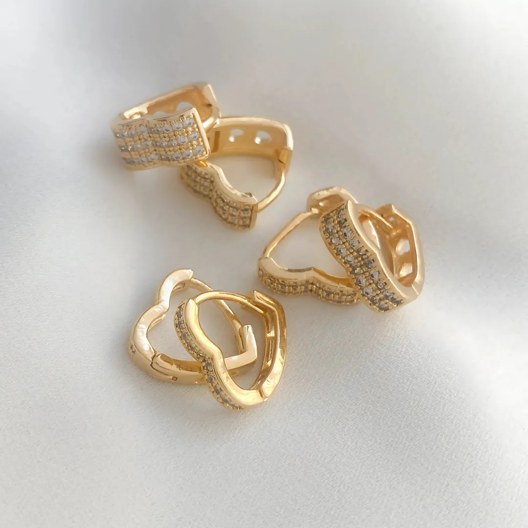 BRINCO ARGOLA CORAÇÃO 1 ZIRCONIA - P - ZURIQUE