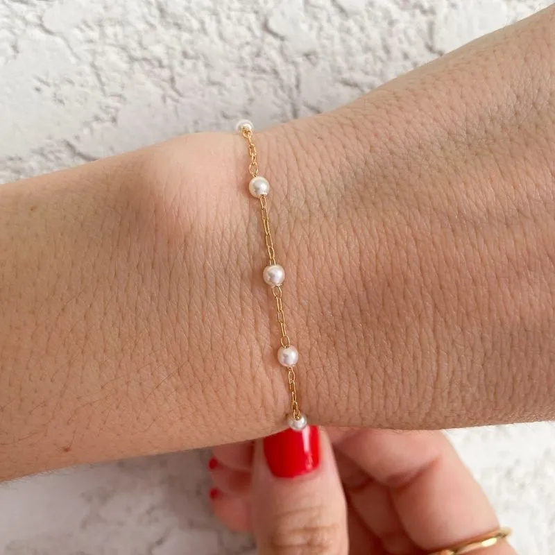 PULSEIRA DE BOLINHAS DE PÉROLA