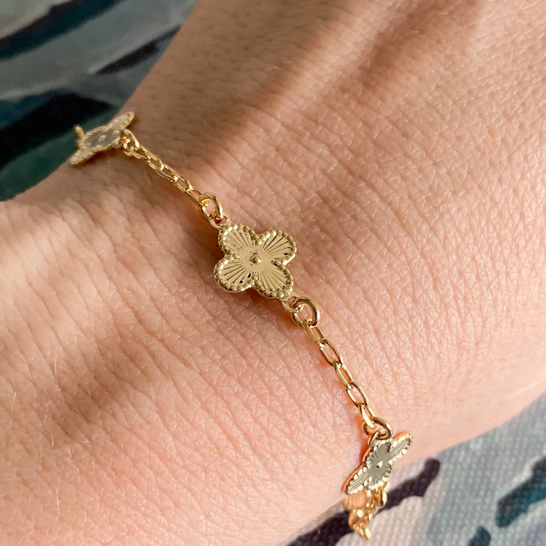 PULSEIRA TREVOS LISO  - PARIS