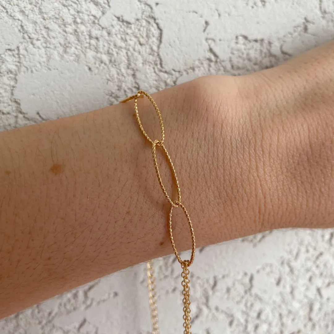 PULSEIRA ELOS TRABALHADOS BRILHANTES