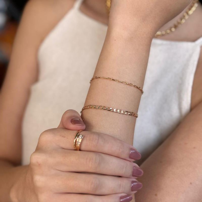 PULSEIRA ELOS LISO GRUMET - FRANCISCA