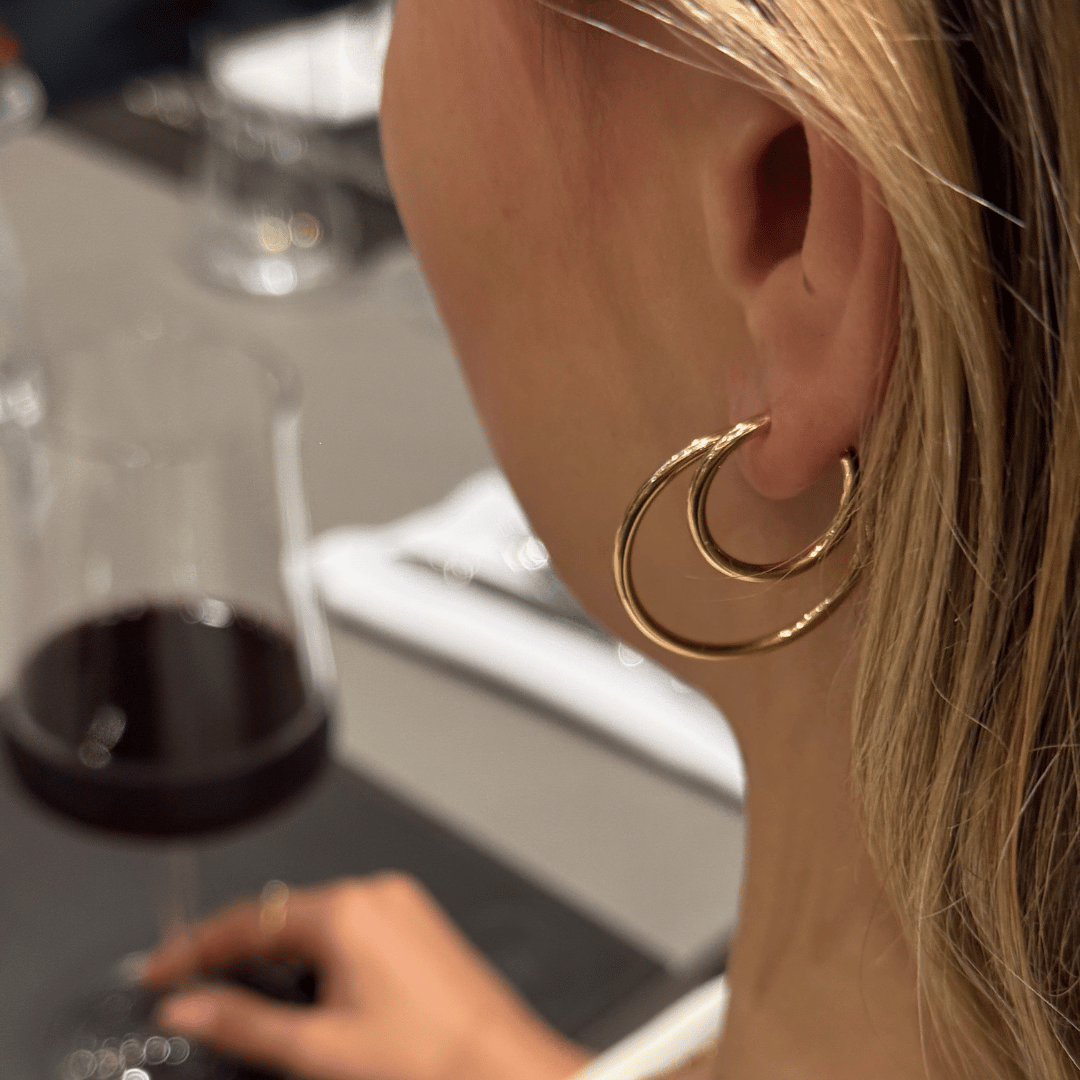 BRINCO ARGOLA TUBO PEQUENA - WINE