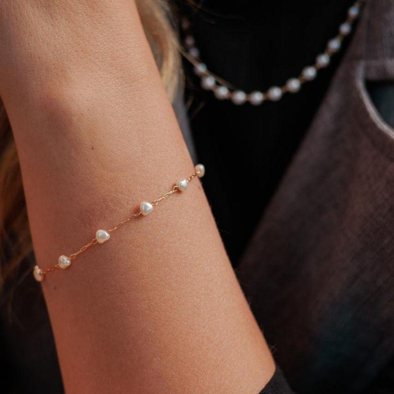 PULSEIRA PÉROLA DE CORAÇÃO G - WINE