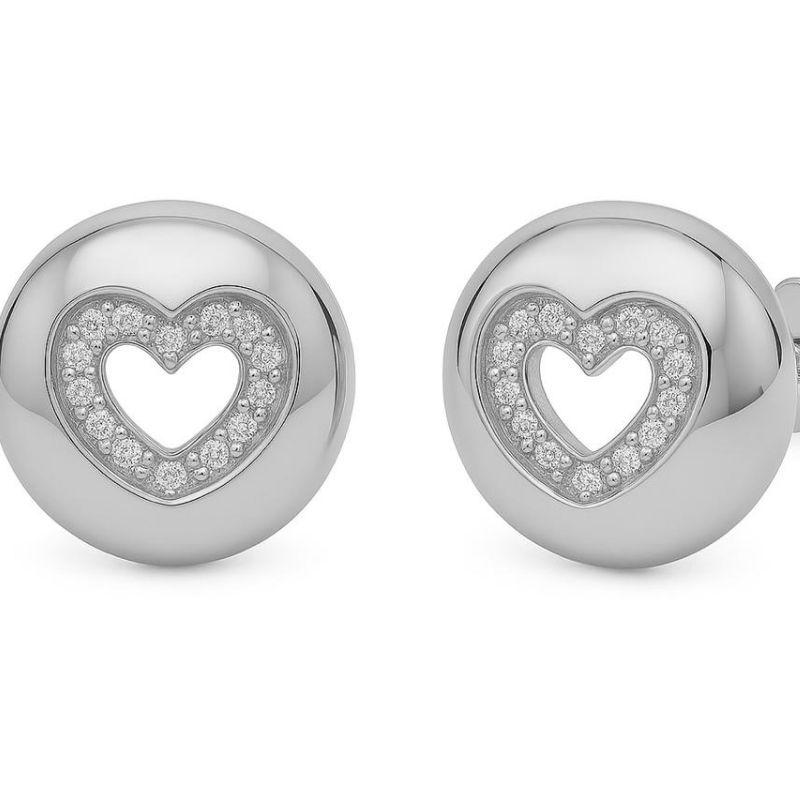 BRINCO REDONDO COM CORAÇÃO CRAVEJADO