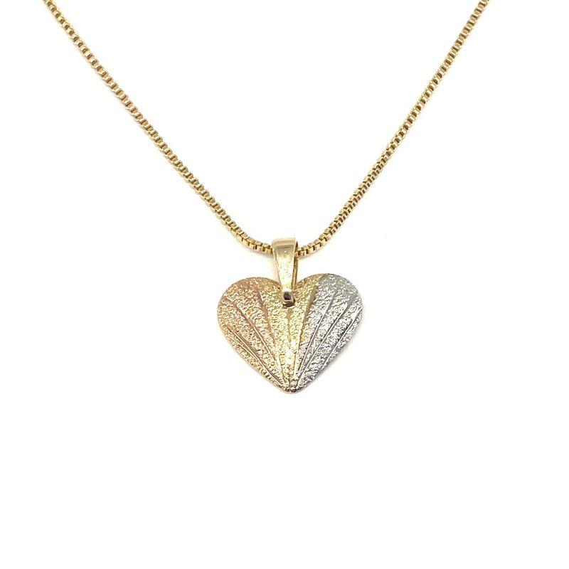 COLAR DE CORAÇÃO FRISADO MIX CORES  - DÉBORA