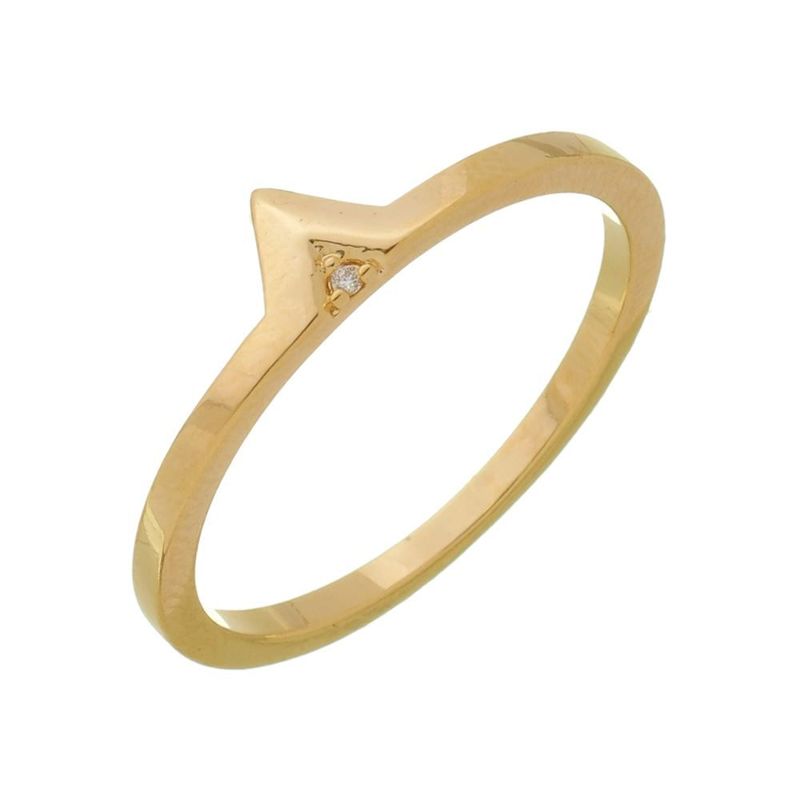 Anel Vanessa Essencial Banhado Em Ouro 18k