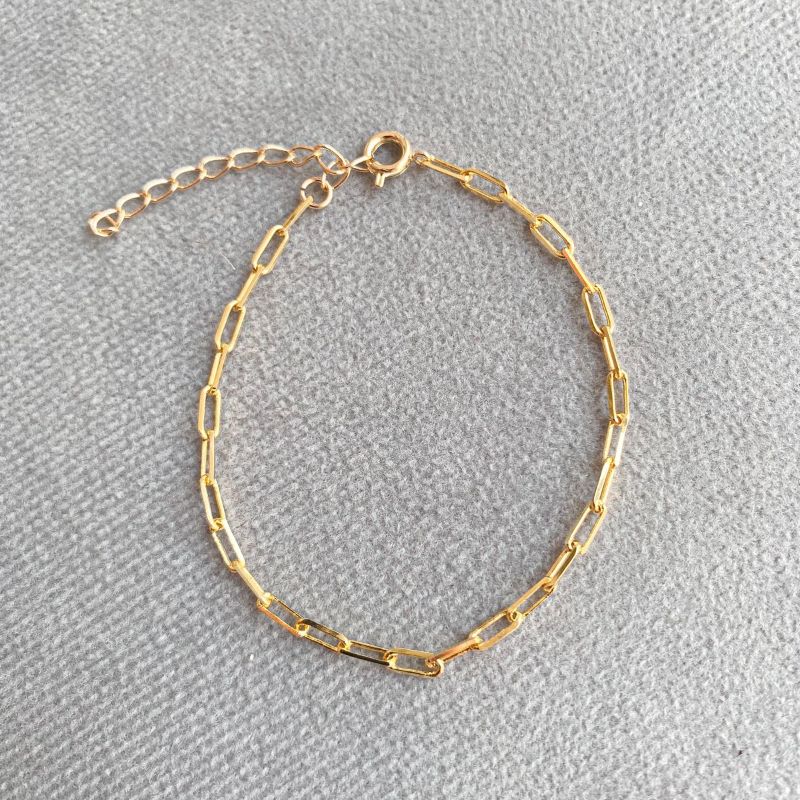 Pulseira Elos Cartier Home Banhado Em Ouro