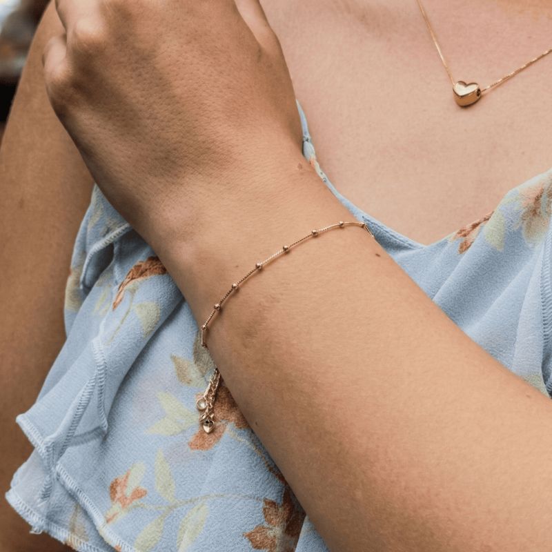 Pulseira Bolinhas Lisas Best-seller Banhado Em Ouro