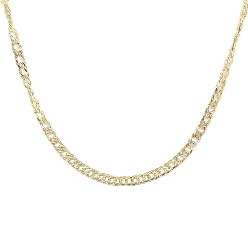 Colar Elos Trabalhadoana Coleção Essencial 50CM Banhado Em Ouro